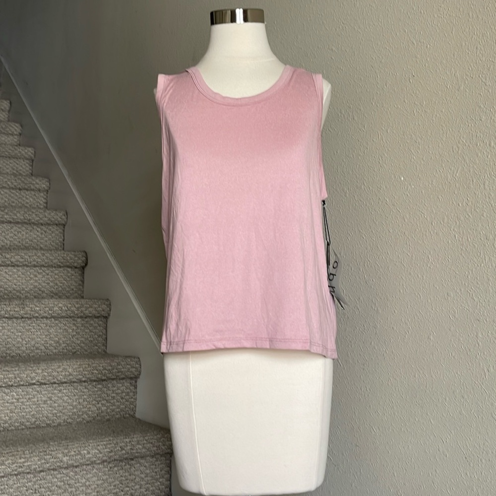 NWT Zobha Sz XL  Sandra zephyr Pink Sleeveless Lightweight Tank